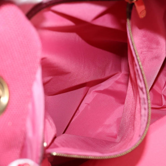 LOUIS VUITTON Cruise line Eponge Tote Bag Pile White M92096 LV Auth sw1167V