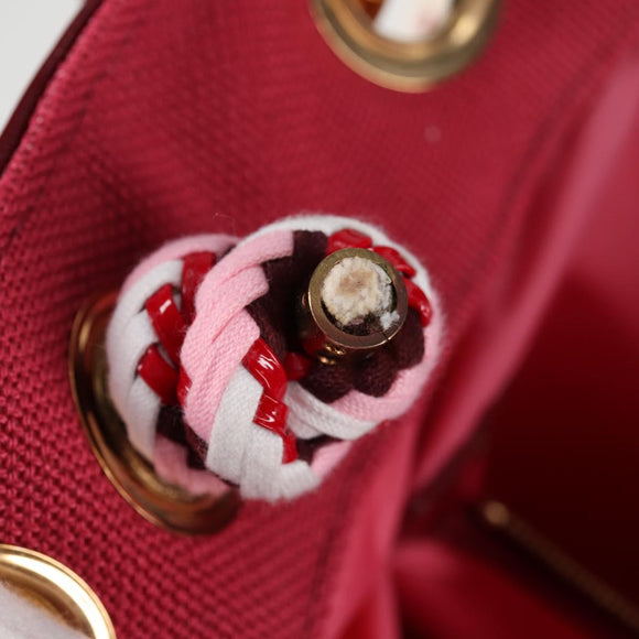 LOUIS VUITTON Cruise line Eponge Tote Bag Pile White M92096 LV Auth sw1167V