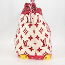 LOUIS VUITTON Cruise line Eponge Tote Bag Pile White M92096 LV Auth sw1167V-4