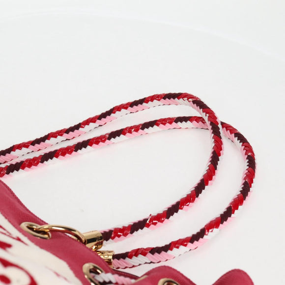 LOUIS VUITTON Cruise line Eponge Tote Bag Pile White M92096 LV Auth sw1167V