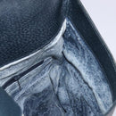 GUCCI GG Supreme Clutch Bag PVC Navy Gold 156 02 075 Auth sw1174-16