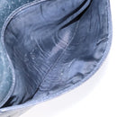 GUCCI GG Supreme Clutch Bag PVC Navy Gold 156 02 075 Auth sw1174-19