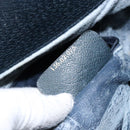 GUCCI GG Supreme Clutch Bag PVC Navy Gold 156 02 075 Auth sw1174-20