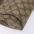 GUCCI GG Supreme Web Sherry Line Bag PVC Beige Gold 56 02 088 Auth sw1180-11