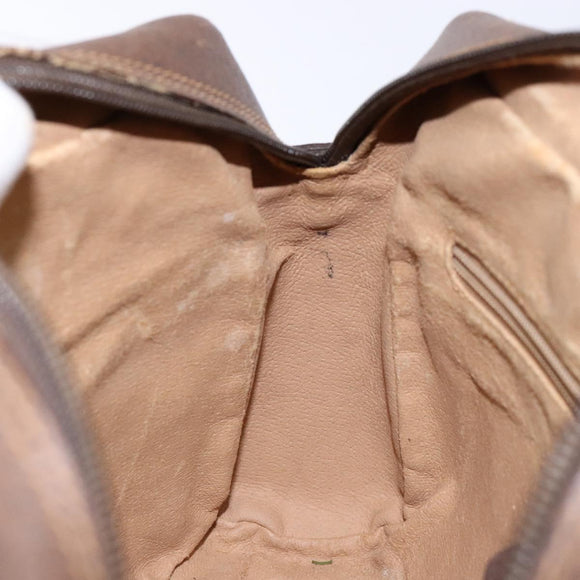 GUCCI GG Supreme Web Sherry Line Bag PVC Beige Gold 56 02 088 Auth sw1180