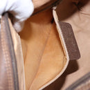 GUCCI GG Supreme Web Sherry Line Bag PVC Beige Gold 56 02 088 Auth sw1180-22