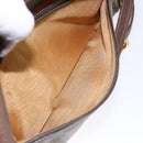 GUCCI GG Supreme Web Sherry Line Bag PVC Beige Gold 56 02 088 Auth sw1180-23