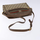 GUCCI GG Supreme Web Sherry Line Bag PVC Beige Gold 56 02 088 Auth sw1180-7