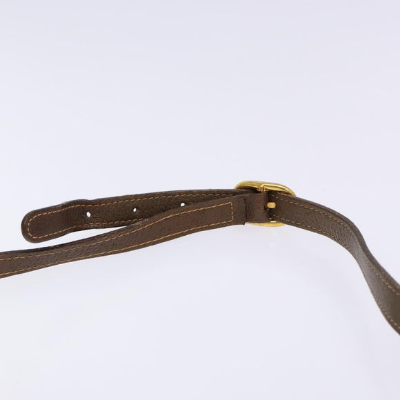 GUCCI GG Supreme Web Sherry Line Bag PVC Beige Gold 56 02 088 Auth sw1180