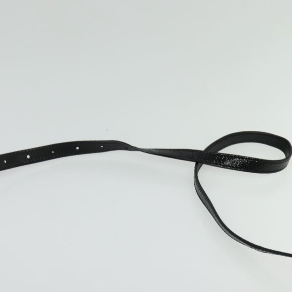 GUCCI Web Sherry Line Hand Bag Suede 2way Black Gold 547551 Auth sw1189