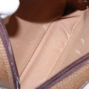 GUCCI GG Plus Supreme Shoulder Bag PVC Beige Gold Auth sw1190-17