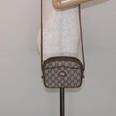 GUCCI GG Plus Supreme Shoulder Bag PVC Beige Gold Auth sw1190-21