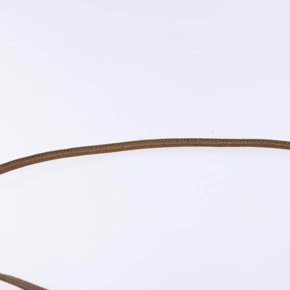 GUCCI GG Plus Supreme Shoulder Bag PVC Beige Gold Auth sw1190