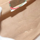 GUCCI GG Supreme Web Sherry Line Clutch Bag PVC Beige Gold 89 01 031 Auth sw1195-10