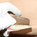 GUCCI GG Supreme Web Sherry Line Clutch Bag PVC Beige Gold 89 01 031 Auth sw1195-12