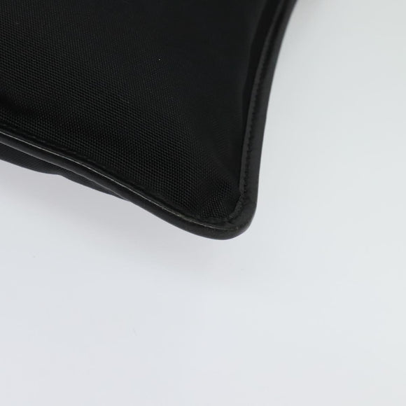 GUCCI Shoulder Bag Nylon Black Silver 019 0348 Auth sw1199