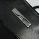 GUCCI Shoulder Bag Nylon Black Silver 019 0348 Auth sw1199-18