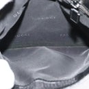 GUCCI Shoulder Bag Nylon Black Silver 019 0348 Auth sw1199-10