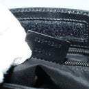GUCCI Shoulder Bag Nylon Black Silver 019 0348 Auth sw1199-12