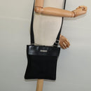 GUCCI Shoulder Bag Nylon Black Silver 019 0348 Auth sw1199-23