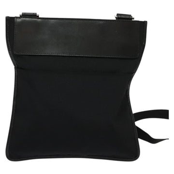 GUCCI Shoulder Bag Nylon Black Silver 019 0348 Auth sw1199 - 0