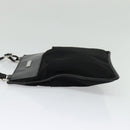 GUCCI Shoulder Bag Nylon Black Silver 019 0348 Auth sw1199-3