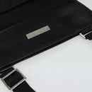 GUCCI Shoulder Bag Nylon Black Silver 019 0348 Auth sw1199-6
