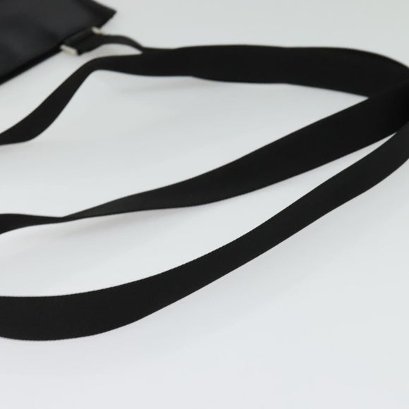 GUCCI Shoulder Bag Nylon Black Silver 019 0348 Auth sw1199