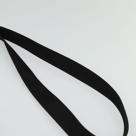 GUCCI Shoulder Bag Nylon Black Silver 019 0348 Auth sw1199