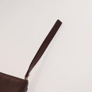 GUCCI Cartier GG Supreme Clutch Bag Leather PVC 2Set Beige Bordeaux Auth sw1201-14