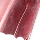 GUCCI Cartier GG Supreme Clutch Bag Leather PVC 2Set Beige Bordeaux Auth sw1201-17