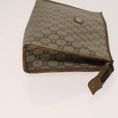 GUCCI Cartier GG Supreme Clutch Bag Leather PVC 2Set Beige Bordeaux Auth sw1201-4