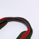 GUCCI GG Canvas Web Sherry Line Tote Bag Beige Silver 131230 Auth sw1202-8