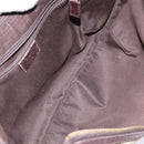 GUCCI GG Canvas Web Sherry Line Shoulder Bag Beige Silver 181092 Auth sw1203-19