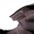 GUCCI GG Canvas Web Sherry Line Shoulder Bag Beige Silver 181092 Auth sw1203-23