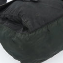 PRADA Shoulder Bag Nylon Black Silver Auth sw1204-16