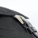 PRADA Shoulder Bag Nylon Black Silver Auth sw1204-10