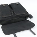 PRADA Shoulder Bag Nylon Black Silver Auth sw1204-20