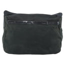 PRADA Shoulder Bag Nylon Black Silver Auth sw1204-2