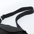 PRADA Shoulder Bag Nylon Black Silver Auth sw1204-14