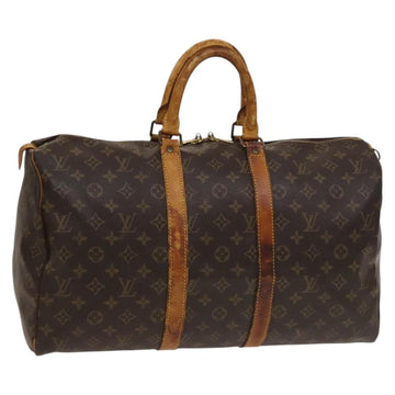 LOUIS VUITTON Monogram Keepall 45 Boston Bag M41428 LV Auth sw1206