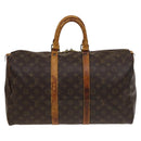 LOUIS VUITTON Monogram Keepall 45 Boston Bag M41428 LV Auth sw1206-13