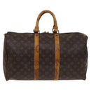 LOUIS VUITTON Monogram Keepall 45 Boston Bag M41428 LV Auth sw1206-2