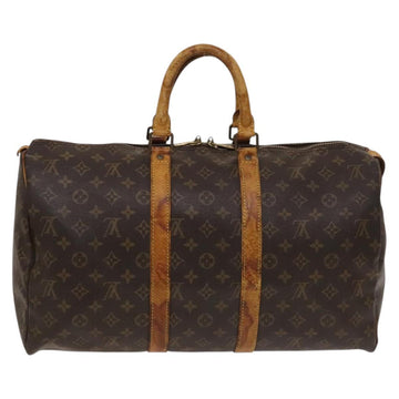 LOUIS VUITTON Monogram Keepall 45 Boston Bag M41428 LV Auth sw1206 - 0