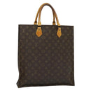 LOUIS VUITTON Monogram Sac Plat Hand Bag M51140 LV Auth sw1208-1
