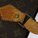 LOUIS VUITTON Monogram Sac Plat Hand Bag M51140 LV Auth sw1208-10