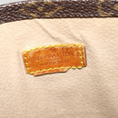 LOUIS VUITTON Monogram Sac Plat Hand Bag M51140 LV Auth sw1208-11