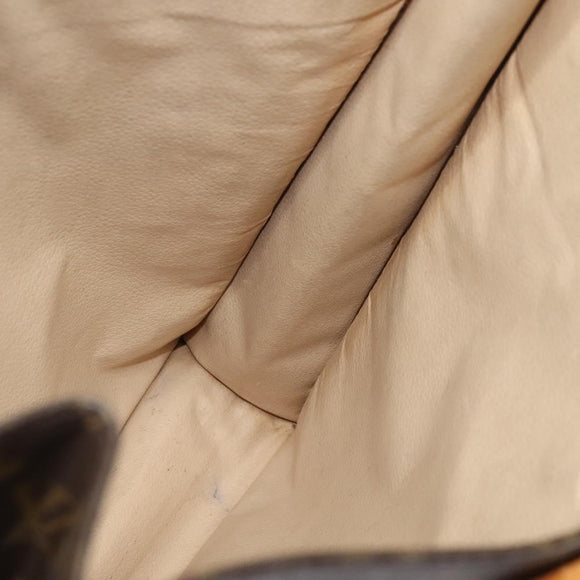 LOUIS VUITTON Monogram Sac Plat Hand Bag M51140 LV Auth sw1208