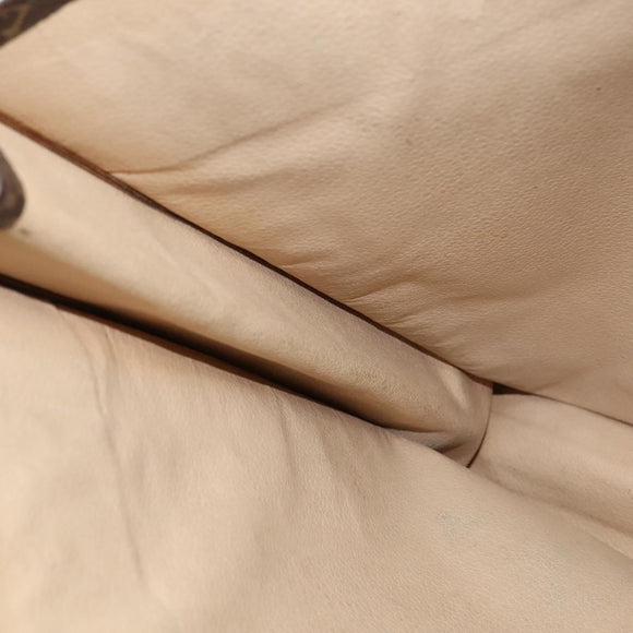 LOUIS VUITTON Monogram Sac Plat Hand Bag M51140 LV Auth sw1208