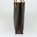 LOUIS VUITTON Monogram Sac Plat Hand Bag M51140 LV Auth sw1208-3